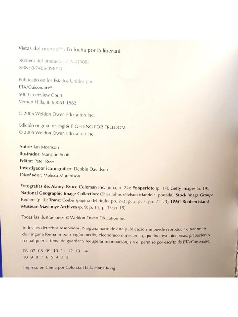 Nelson Mandela En Lucha Por La Libertad Biography Spanish PB Homeschool Reading